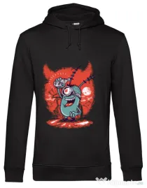 Hoodie barbat cu gluga Plankton Negru