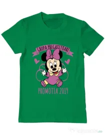 Tricou ADLER barbat Absolvire Minnie Mouse Verde mediu