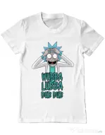 Tricou ADLER barbat Wubba Lubba Dub Dub Alb