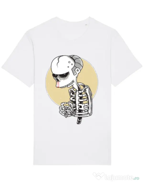 Tricou STANLEY STELLA barbat Death of Grandfather Alb