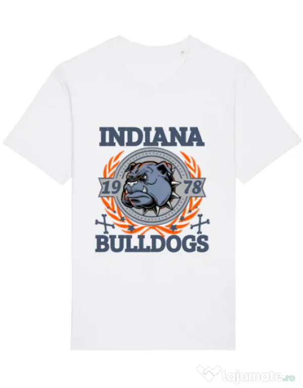 Tricou STANLEY STELLA barbat Indiana Bulldogs Alb