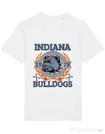 Tricou STANLEY STELLA barbat Indiana Bulldogs Alb