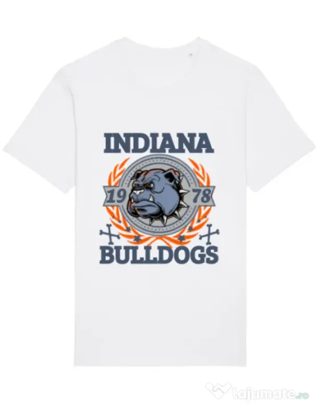 Tricou STANLEY STELLA barbat Indiana Bulldogs Alb