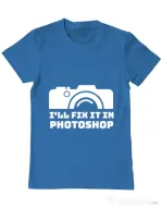 Tricou ADLER barbat I’ll fix it Albastru azuriu