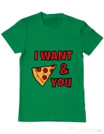 Tricou ADLER barbat I want you Verde mediu