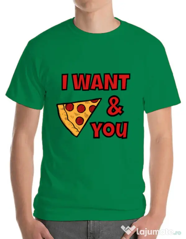 Tricou ADLER barbat I want you Verde mediu