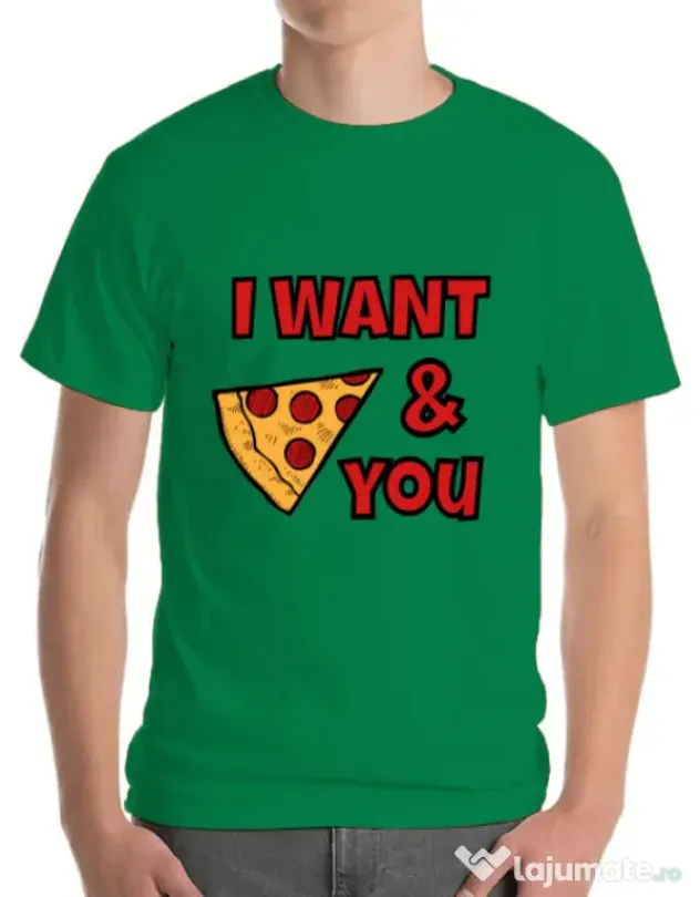 Tricou ADLER barbat I want you Verde mediu
