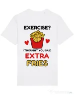 Tricou STANLEY STELLA barbat Exercise extra fries Alb