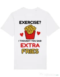 Tricou STANLEY STELLA barbat Exercise extra fries Alb