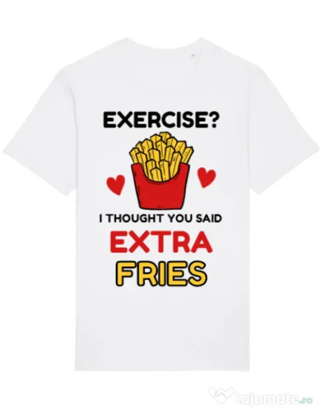 Tricou STANLEY STELLA barbat Exercise extra fries Alb