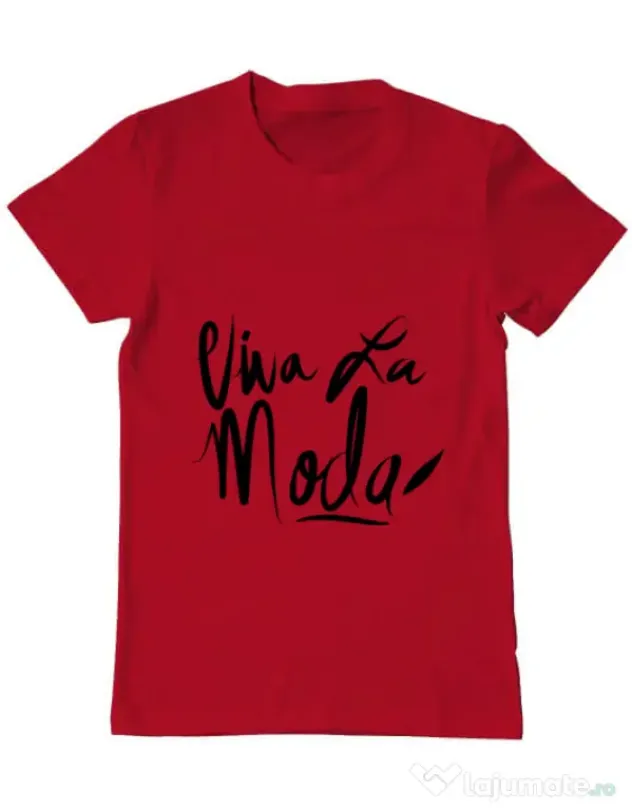 Tricou ADLER barbat Viva la moda Rosu