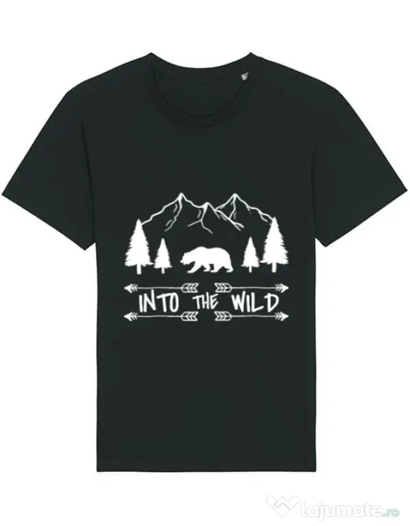 Tricou STANLEY STELLA barbat Into the wild Negru