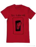 Tricou ADLER barbat You turn me on Rosu