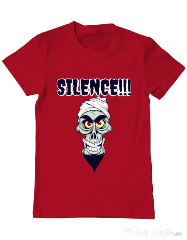 Tricou ADLER barbat Silence Rosu