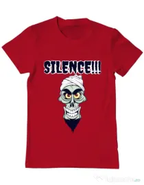 Tricou ADLER barbat Silence Rosu