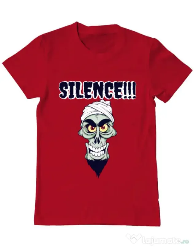 Tricou ADLER barbat Silence Rosu