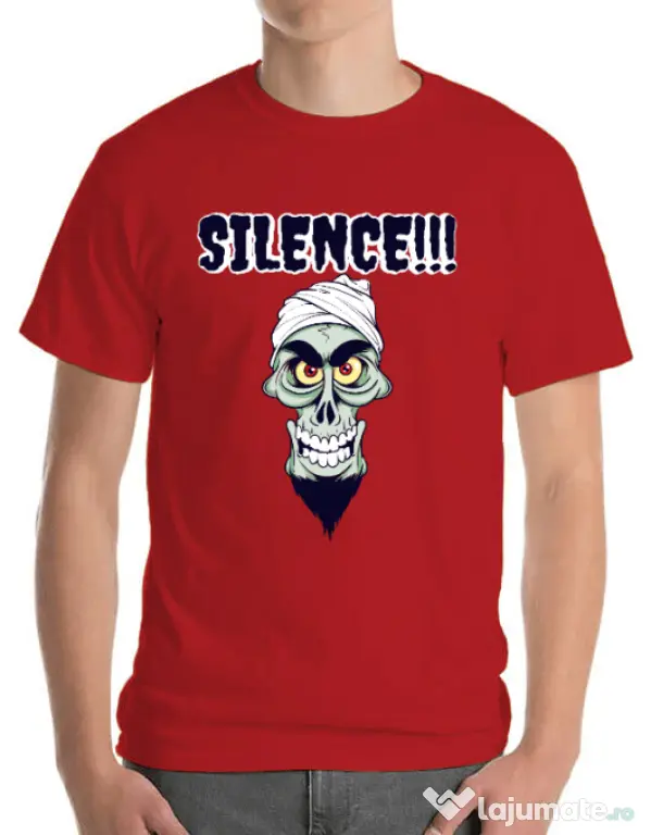 Tricou ADLER barbat Silence Rosu