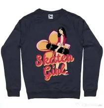 Bluza ADLER barbat Skater Girl Denim inchis