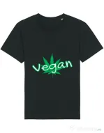 Tricou STANLEY STELLA barbat Vegan Negru