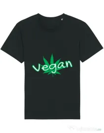 Tricou STANLEY STELLA barbat Vegan Negru