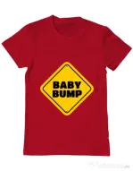 Tricou ADLER barbat Baby bump Rosu