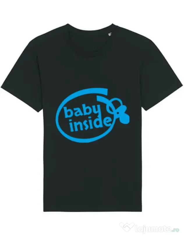 Tricou STANLEY STELLA barbat Baby inside Negru