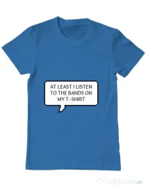 Tricou ADLER barbat T-shirt band Albastru azuriu