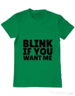 Tricou ADLER barbat Blink if you want me Verde mediu