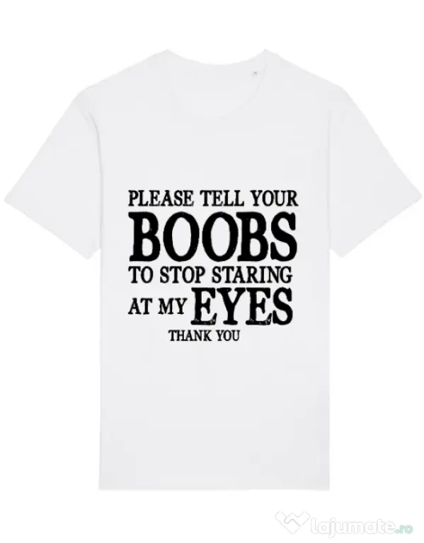 Tricou STANLEY STELLA barbat Boobs Alb
