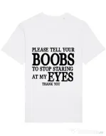 Tricou STANLEY STELLA barbat Boobs Alb