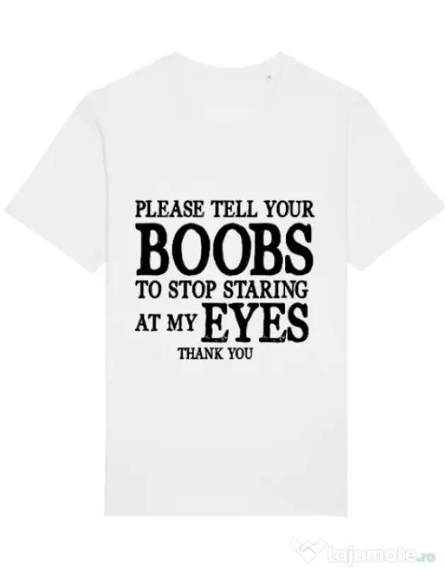 Tricou STANLEY STELLA barbat Boobs Alb