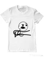 Tricou ADLER barbat Cereal Guy Alb