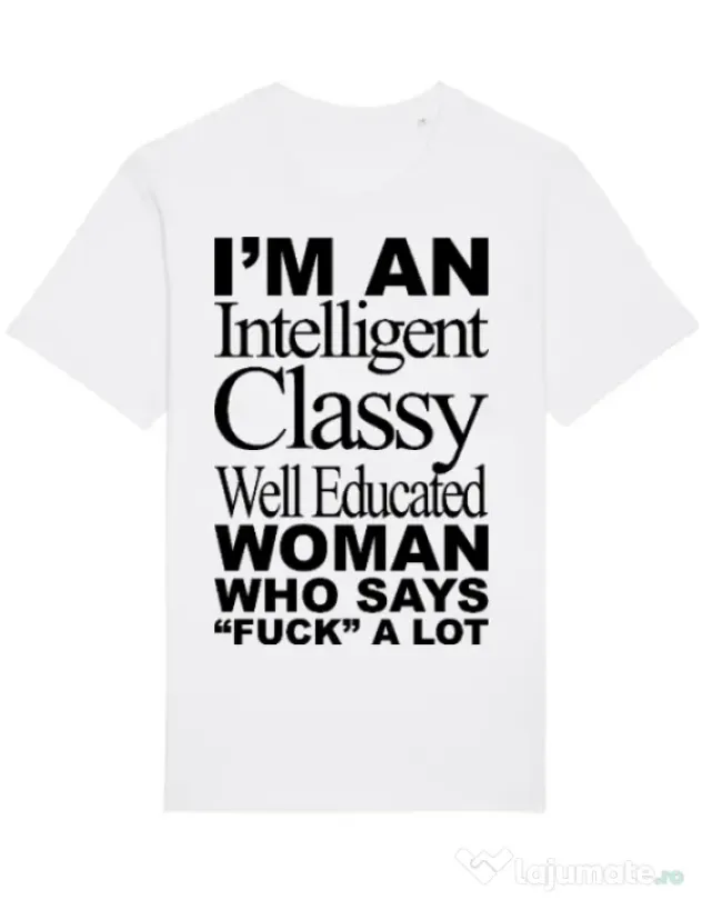 Tricou STANLEY STELLA barbat Classy Woman Alb