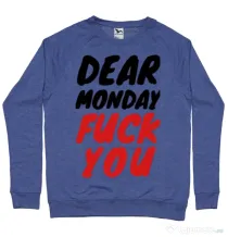 Bluza ADLER barbat Dear monday Albastru melanj