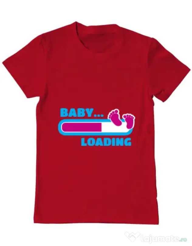 Tricou ADLER barbat Baby loading Rosu