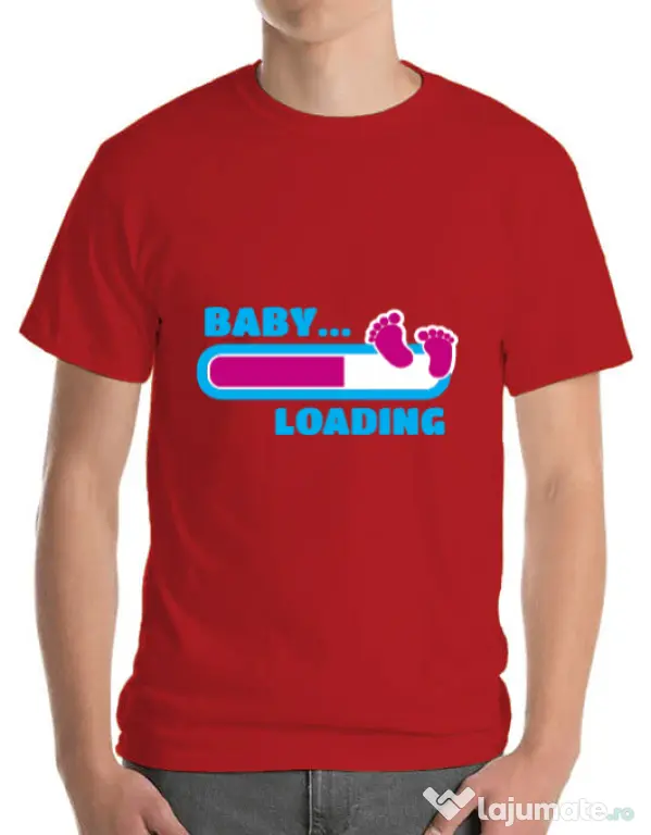 Tricou ADLER barbat Baby loading Rosu