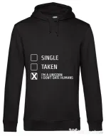 Hoodie barbat cu gluga I'm a unicorn Negru