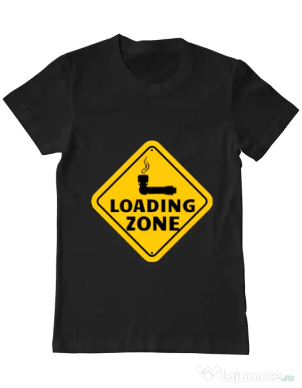 Tricou ADLER barbat Loading zone Negru
