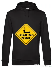 Hoodie barbat cu gluga Loading zone Negru