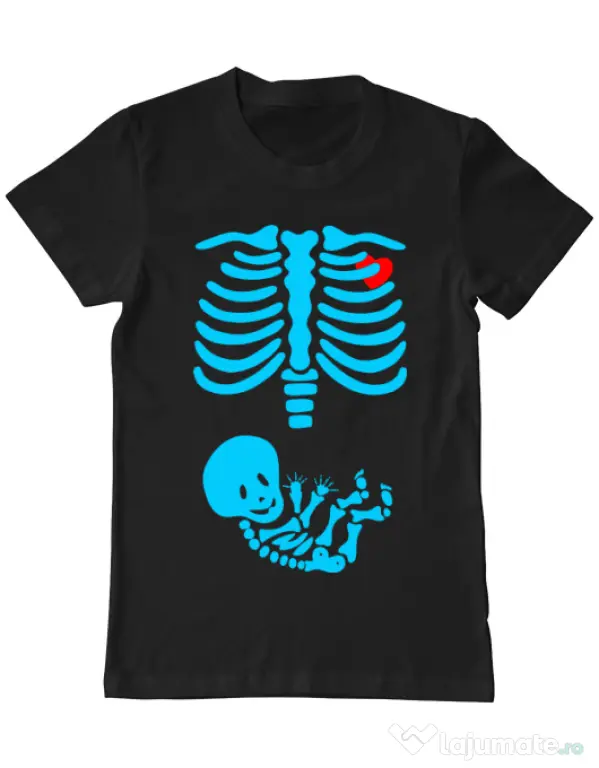 Tricou ADLER barbat Radiografie Negru