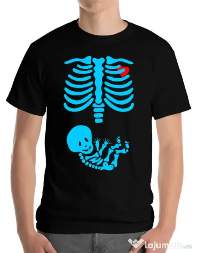 Tricou ADLER barbat Radiografie Negru
