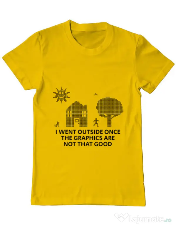 Tricou ADLER barbat Reality graphics Galben