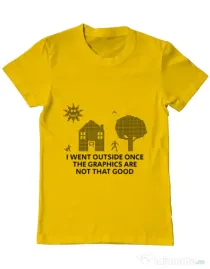 Tricou ADLER barbat Reality graphics Galben