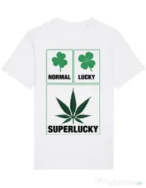 Tricou STANLEY STELLA barbat Super lucky Alb