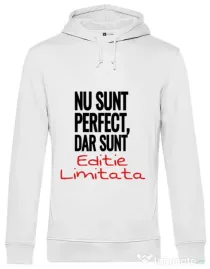 Hoodie barbat cu gluga Editie limitata Alb