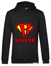 Hoodie barbat cu gluga Superb Negru