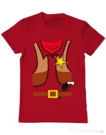 Tricou ADLER barbat Cowboy Suit 1 Rosu