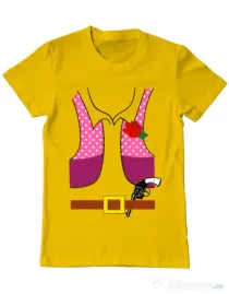 Tricou ADLER barbat Cowboy suit 2 Galben
