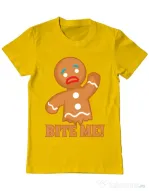 Tricou ADLER barbat Bite me Galben