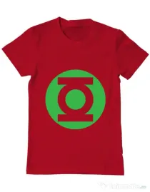 Tricou ADLER barbat Green lantern Rosu